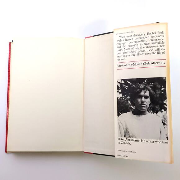 The Fury of Rachel Monette by Peter Abrahams First Edition 1980 Hardcover DJ - Picture 7 of 7